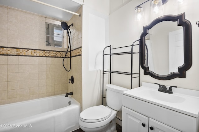 9 Archibald St, Colonie, NY 12189 - full bathroom with toilet, shower / bath combo with shower curtain, and vanity