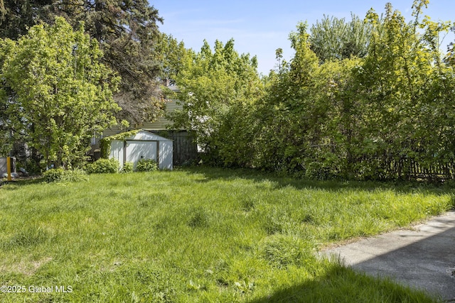 9 Archibald St, Colonie, NY 12189 - view of yard with a shed, an outdoor structure, and fence