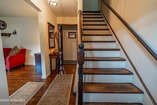 76 Mcnutt Ave, Colonie, NY 12205 - stairs featuring wood finished floors and baseboards