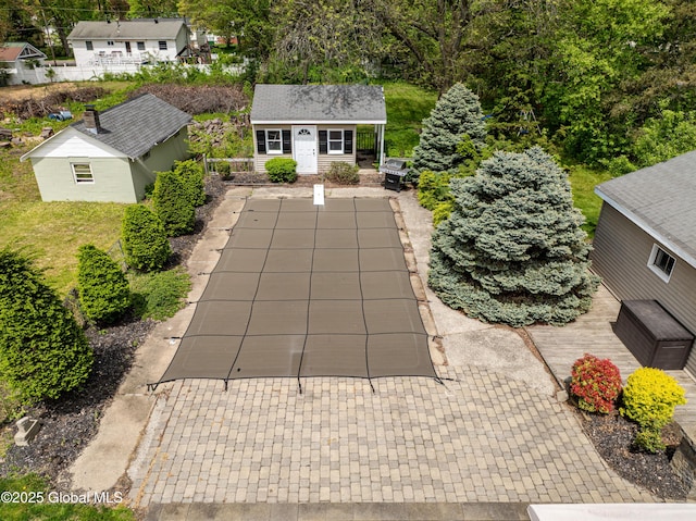 76 Mcnutt Ave, Colonie, NY 12205 - view of patio / terrace with a grill and an outdoor structure