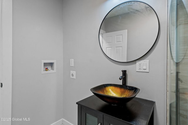 12 Jones Dr, Colonie, NY 12309 - bathroom with vanity and baseboards