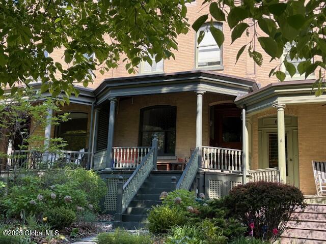 65 S Lake Ave, Albany, NY 12203 - doorway to property with covered porch
