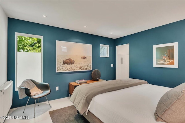 18 Granite St, Saratoga Springs, NY 12866 - bedroom with recessed lighting and radiator heating unit