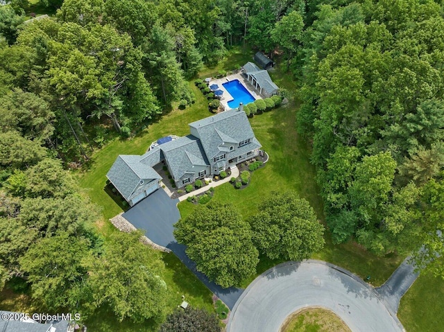 9 Meghan Ct, Wilton, NY 12866 - aerial view of a pool