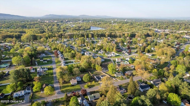 35 Feeder Dam Rd, Moreau, NY 12803 - aerial view of property's location featuring a heavily wooded area and a water and mountain view