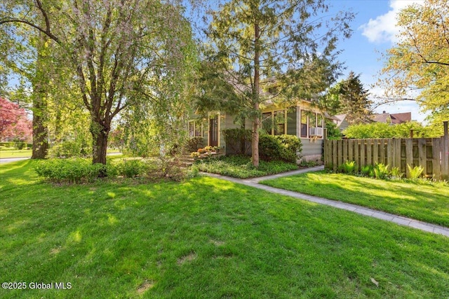 view of yard