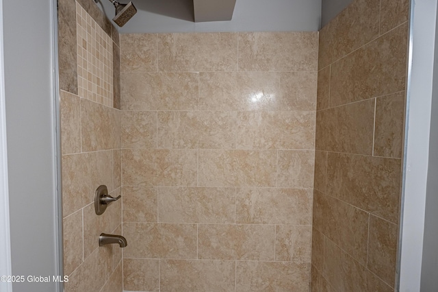 bathroom view of a shower