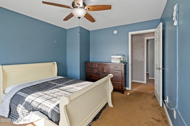 23 Line Dr, Brunswick, NY 12180 - carpeted bedroom with ceiling fan and baseboards