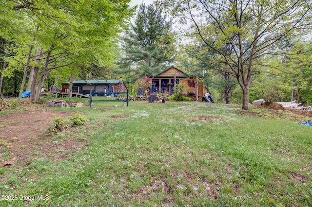 34 Rosebloom Rd, Hadley, NY 12835 - view of green lawn