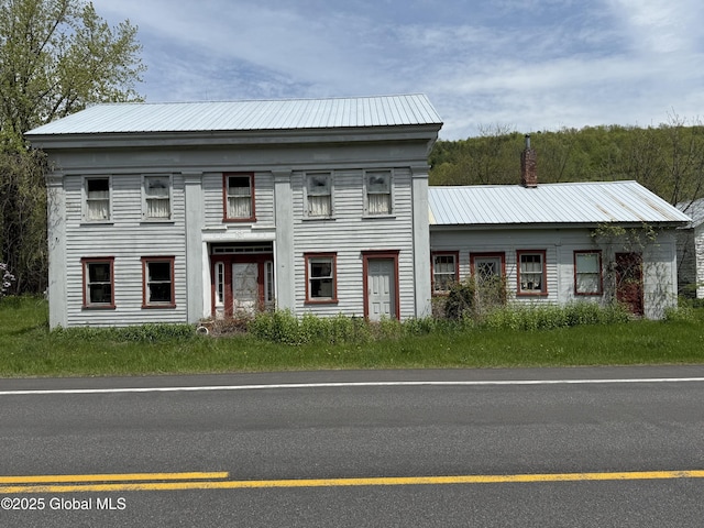 3306 Rte 145, Rensselaerville, NY 12469 - view of front facade with metal roof
