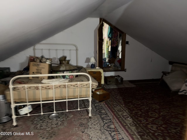 3306 Rte 145, Rensselaerville, NY 12469 - bedroom featuring vaulted ceiling