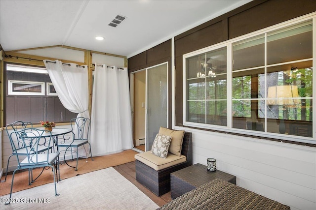 1 High Pines Ter Unit 1C, Chester, NY 12817 - sunroom with lofted ceiling and healthy amount of natural light