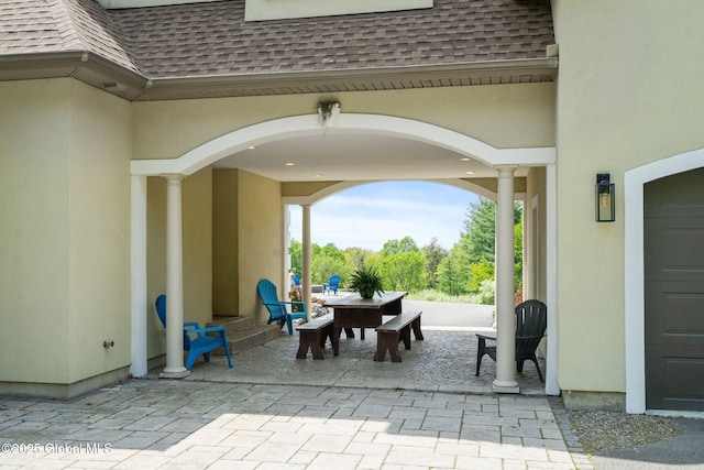 view of patio / terrace with outdoor dining space