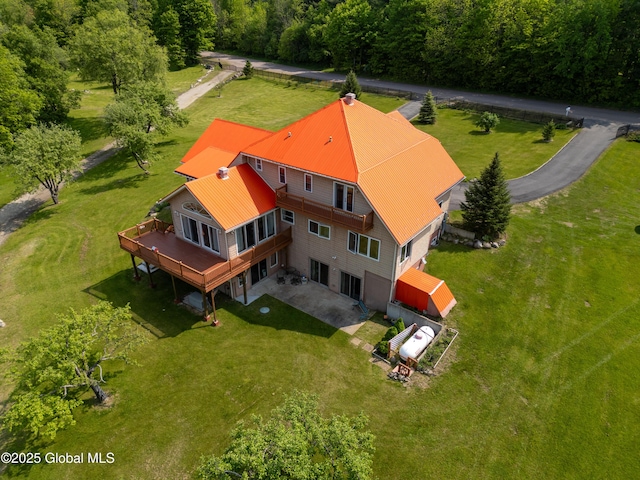 1435 Webster St, Malone, NY 12953 - view from above of property