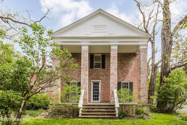 632 Albany Tpke, Chatham, NY 12136 - greek revival inspired property featuring brick siding