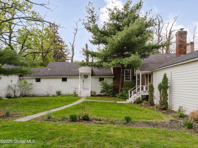 632 Albany Tpke, Chatham, NY 12136 - view of front facade featuring a front lawn and entry steps