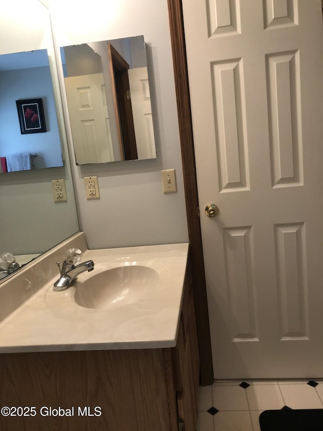24 Fairmount Dr, Wilton, NY 12831 - bathroom featuring tile patterned floors and vanity