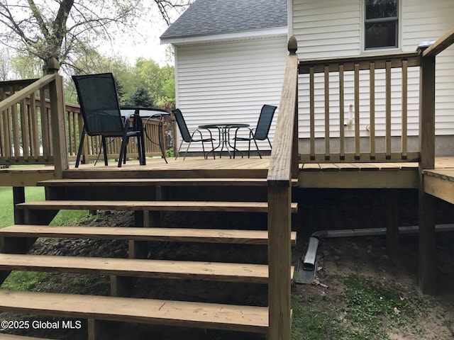 24 Fairmount Dr, Wilton, NY 12831 - deck with outdoor dining area