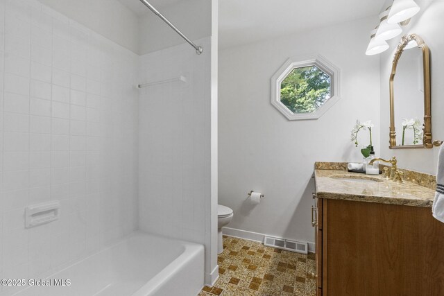55 Journey Ln, Bethlehem, NY 12077 - bathroom featuring vanity and washtub / shower combination
