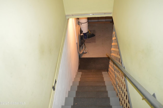 view of staircase