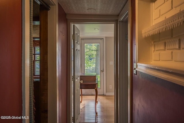 5518 Crooked St, Galway, NY 12074 - corridor with light wood-type flooring and baseboards