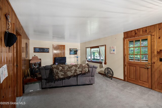 116 Medbury Rd, Greenfield, NY 12859 - carpeted living area featuring baseboards