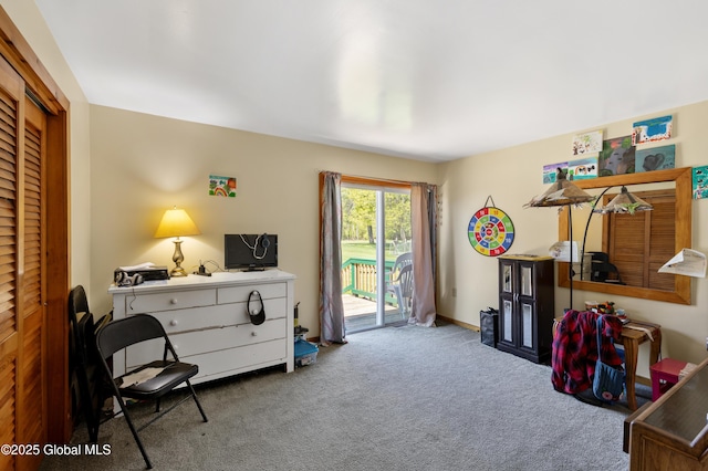 116 Medbury Rd, Greenfield, NY 12859 - bedroom featuring access to exterior and carpet floors