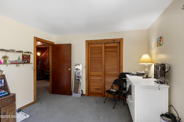 116 Medbury Rd, Greenfield, NY 12859 - view of carpeted home office