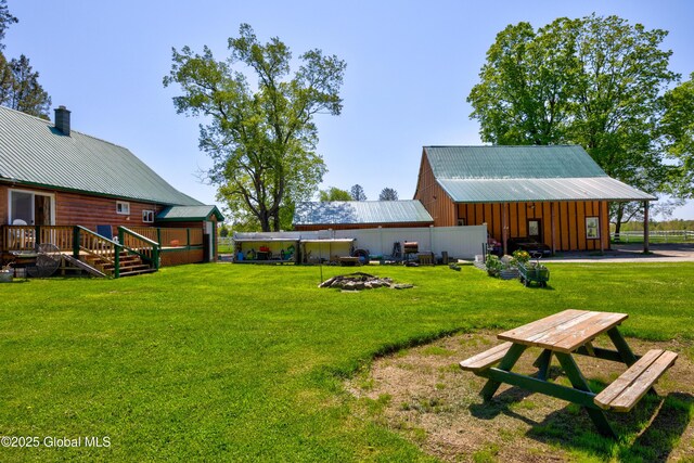 116 Medbury Rd, Greenfield, NY 12859 - view of grassy yard