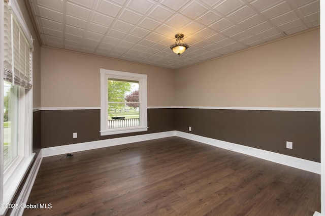 185 Bay St, Glens Falls, NY 12801 - spare room with wood finished floors and baseboards
