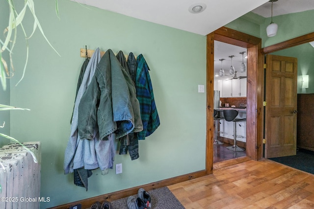 22 Center St, Fort Edward, NY 12828 - mudroom with wood finished floors and baseboards