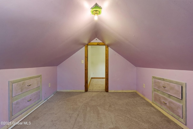 22 Center St, Fort Edward, NY 12828 - bonus room with carpet floors, lofted ceiling, and baseboards