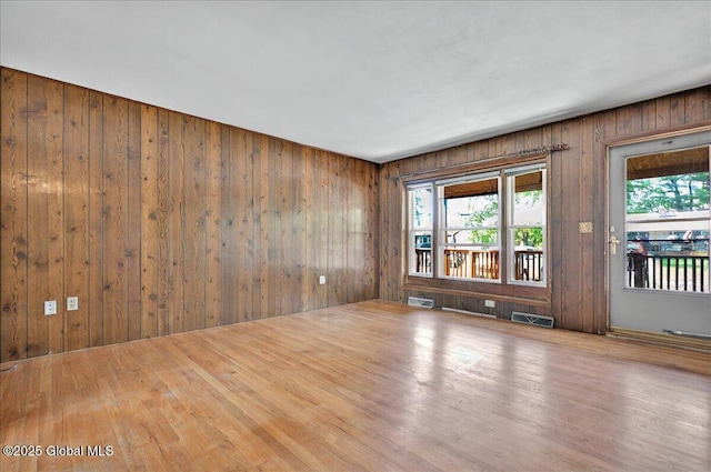 60 Edmund Dr, Milton, NY 12020 - spare room with wood finished floors and wood walls
