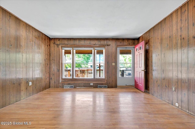 60 Edmund Dr, Milton, NY 12020 - unfurnished room with wood walls and wood finished floors