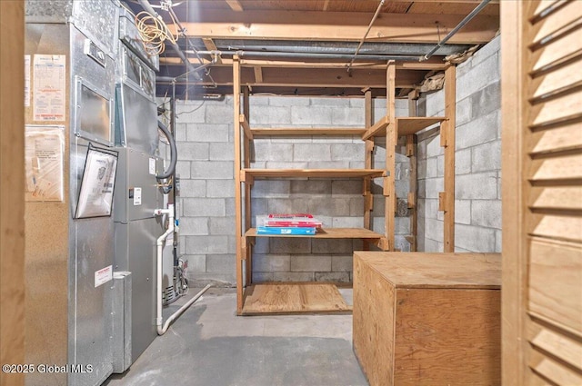 60 Edmund Dr, Milton, NY 12020 - unfinished basement with heating unit
