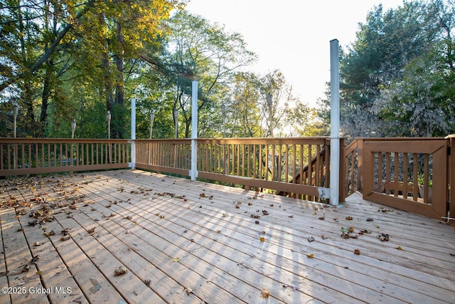 18 Alva St, East Greenbush, NY 12061 - view of wooden deck