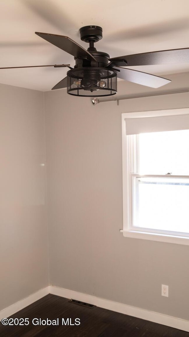 18 Alva St, East Greenbush, NY 12061 - detailed view of a ceiling fan, baseboards, and wood finished floors