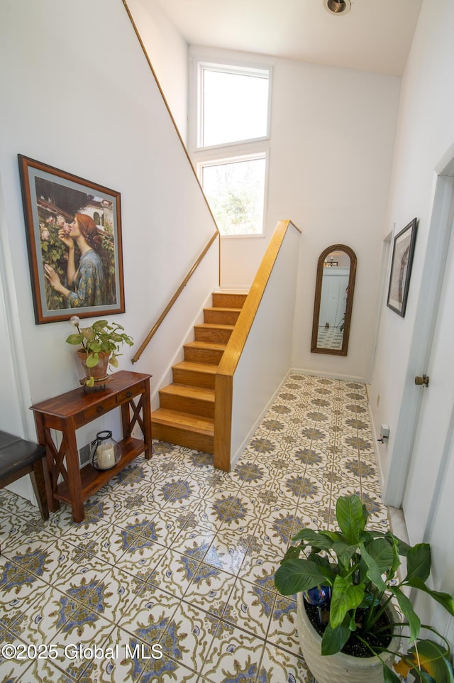 view of staircase