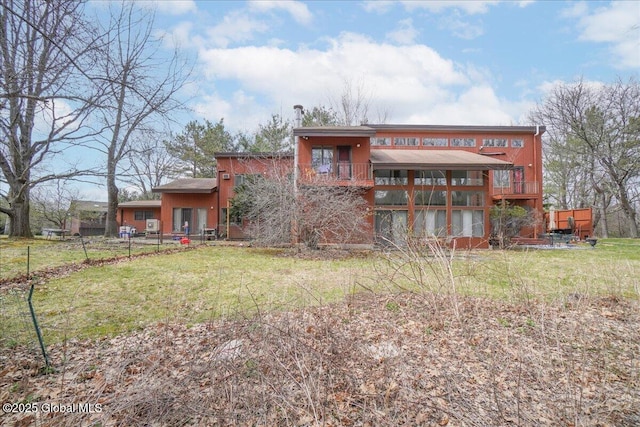 view of rear view of house