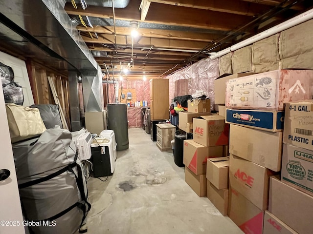 25 Hilton Dr, Moreau, NY 12803 - unfinished below grade area featuring gas water heater