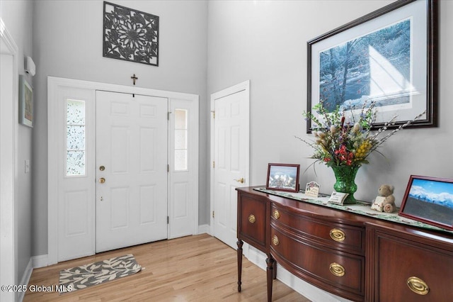 264 Edie Rd, Wilton, NY 12866 - entrance foyer with baseboards and light wood-style floors