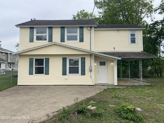 2112 Gray St, Rotterdam, NY 12306 - view of front of property with a patio and fence