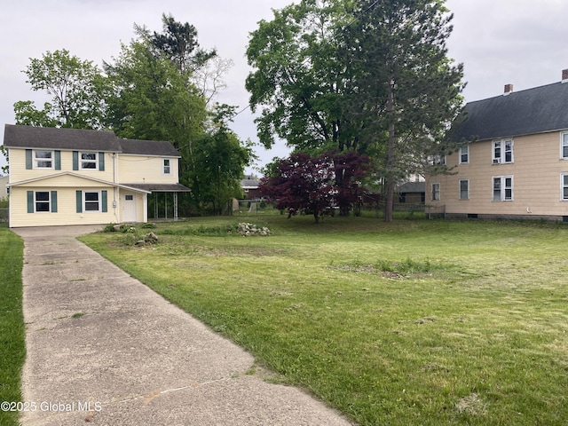 2112 Gray St, Rotterdam, NY 12306 - view of grassy yard with driveway