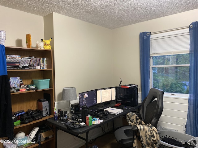 6 Bishops Ct, Queensbury, NY 12804 - office space with a textured ceiling