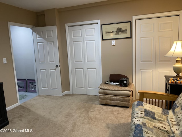 6 Bishops Ct, Queensbury, NY 12804 - sitting room with carpet flooring and baseboards