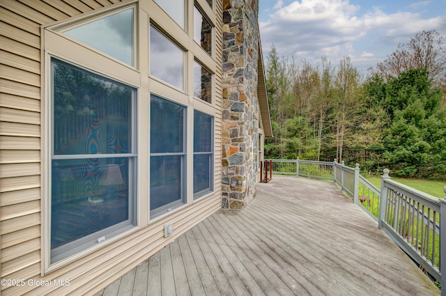 324 County Highway 112, Bleecker, NY 12078 - view of wooden terrace