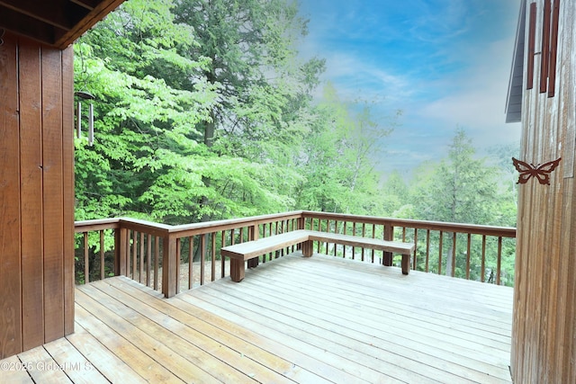 441 E Kelm Pond Rd, Warrensburg, NY 12885 - view of wooden deck
