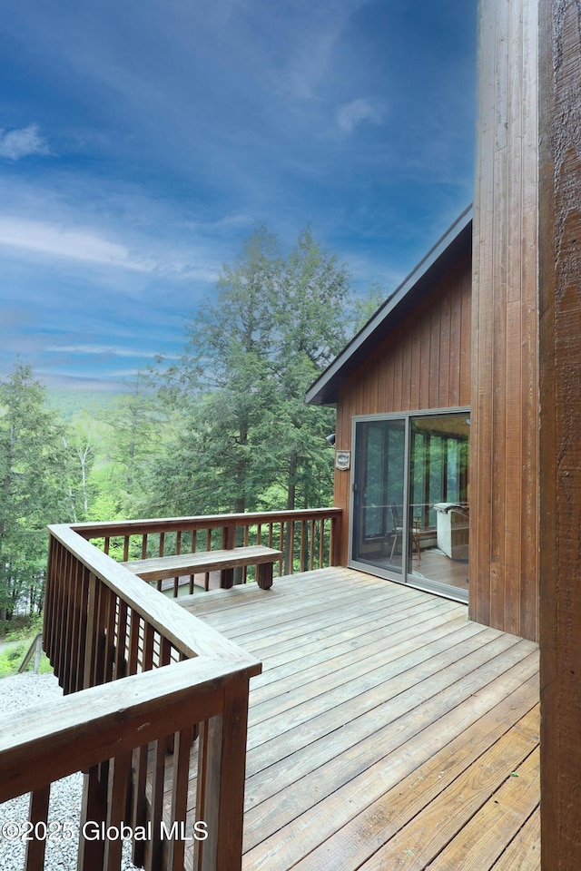 441 E Kelm Pond Rd, Warrensburg, NY 12885 - view of deck