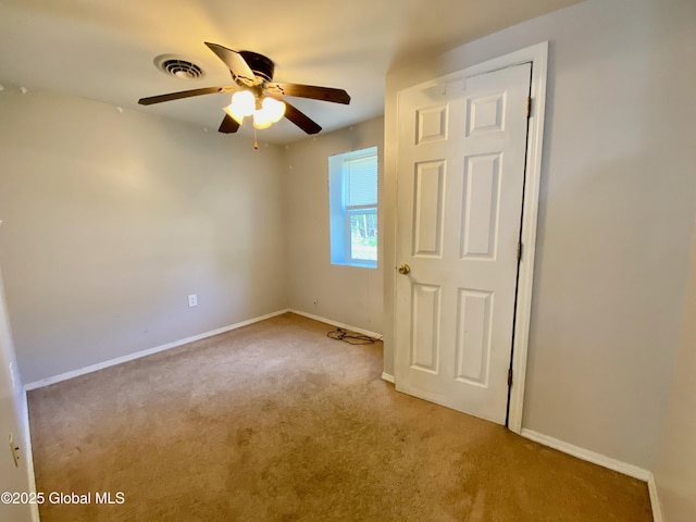6963 Fuller Station Rd, Schenectady, NY 12303 - unfurnished room with carpet, a ceiling fan, and baseboards