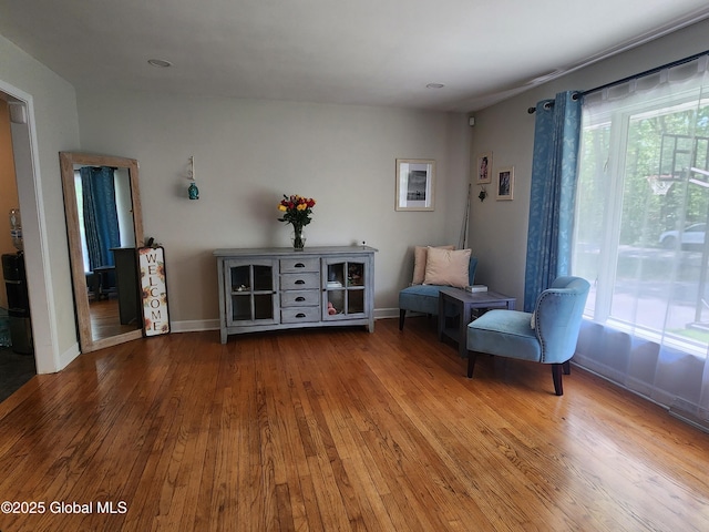1 Laurel Rd, Moreau, NY 12828 - sitting room with hardwood / wood-style flooring and baseboards